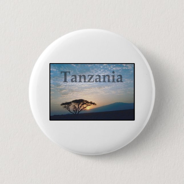 Tansania Button (Vorderseite)