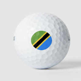 Tansania Flag Golfball