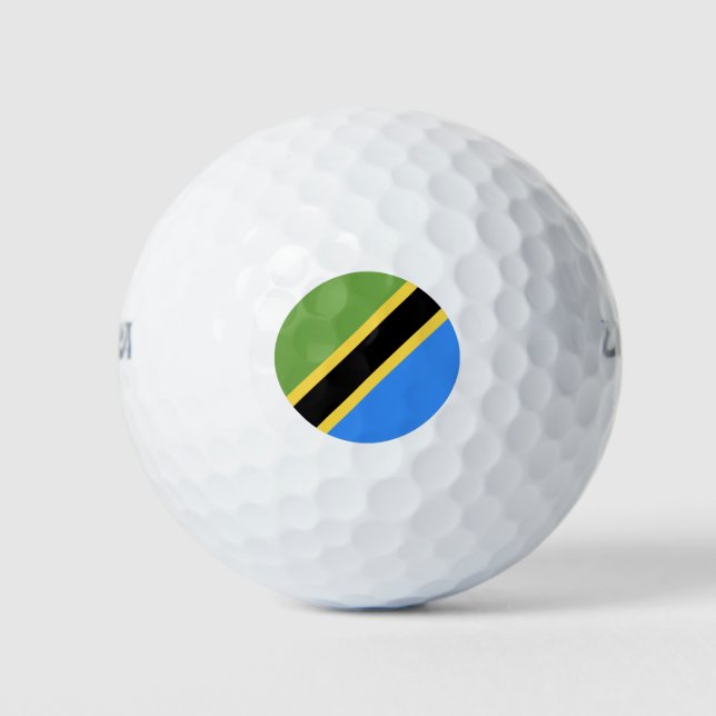 Tansania Flag Golfball (Vorderseite)