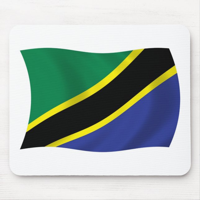 Tansania Flag Mousepad (Vorne)