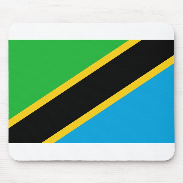 Tansania Flag Mousepad (Vorne)