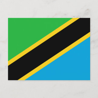 Tansania Flag Postkarte