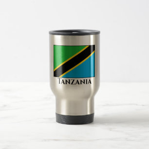 Tansania Flag Reisebecher