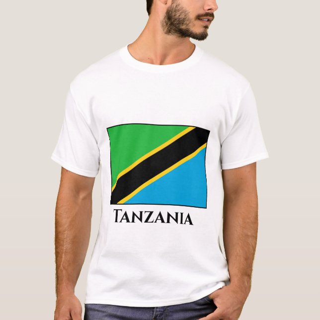 Tansania Flag T-Shirt (Vorderseite)
