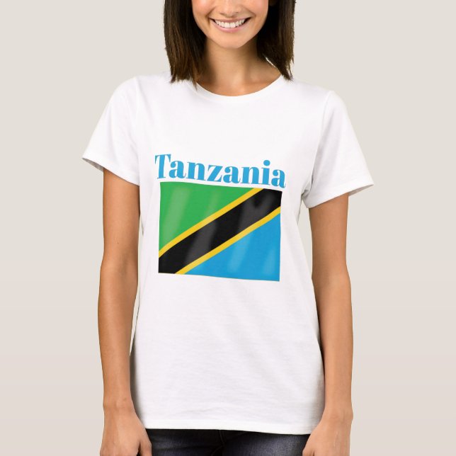 Tansania Flag T-Shirt (Vorderseite)