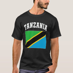 Tansania Flag Tansania Bevölkerung Tansania Diaspo T-Shirt