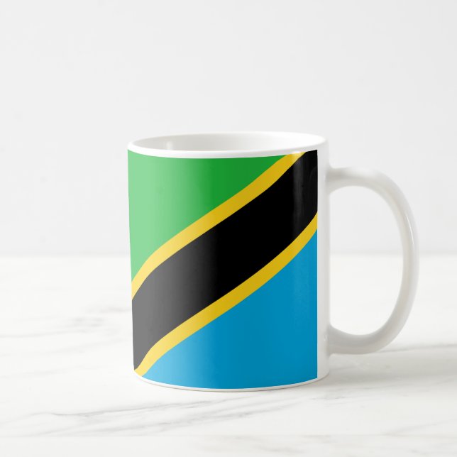 "Tansania Flag Tasse - Frische Keramik des Nationa (Rechts)