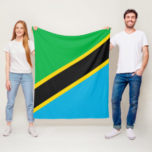 Tansania-Flagge Fleecedecke