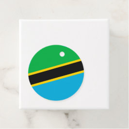 Tansania-Flagge Geschenkanhänger
