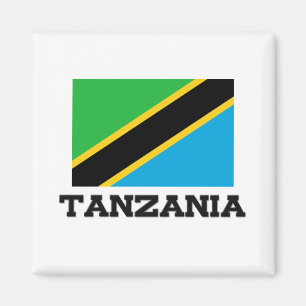 Tansania-Flagge Magnet