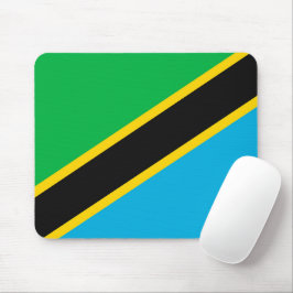 Tansania-Flagge Mousepad