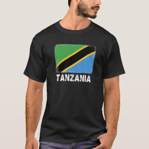 Tansania Flagge Unterstützung Tansanias Menschen F T-Shirt