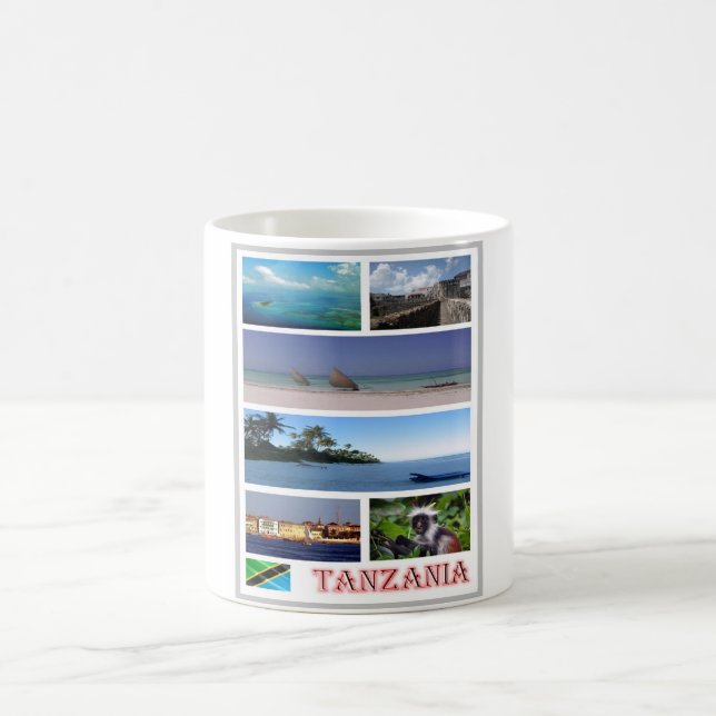 Tansania - Mosaik - Kaffeetasse (Mittel)