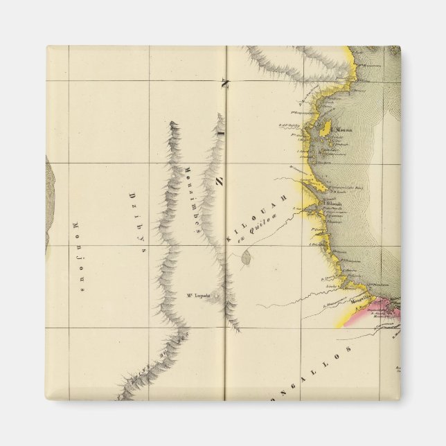 Tansania, Mosambik 43 Magnet (Vorne)