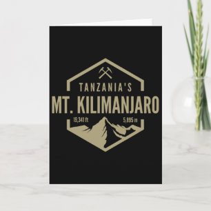 Tansania Mt. Kilimandscharo Karte