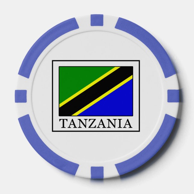 Tansania Pokerchips (Vorderseite)