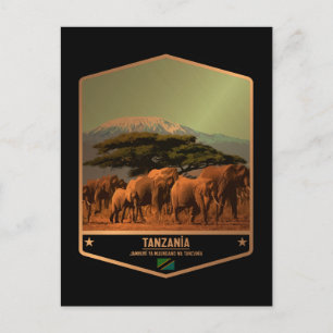 Tansania Postkarte