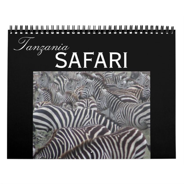 Tansania Safari 2025 Kalender (Titelbild)