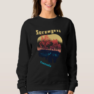 Tansania Serengeti-Nationalpark Afrika Safari Big Sweatshirt