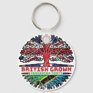 Tansania Tansania Vereinigtes Königreich British T Schlüsselanhänger