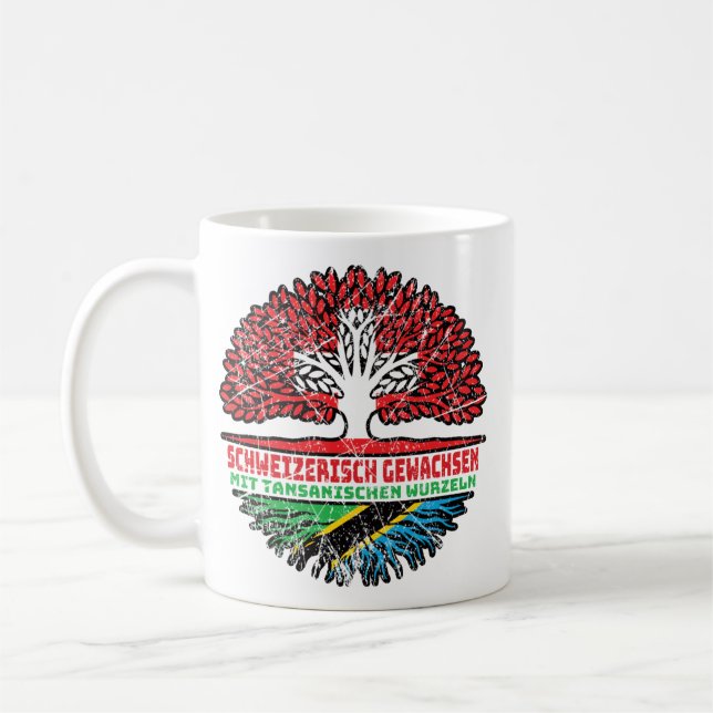Tansania Tansanisch Schweizer Schweiz Baum Wurzel Kaffeetasse (Links)
