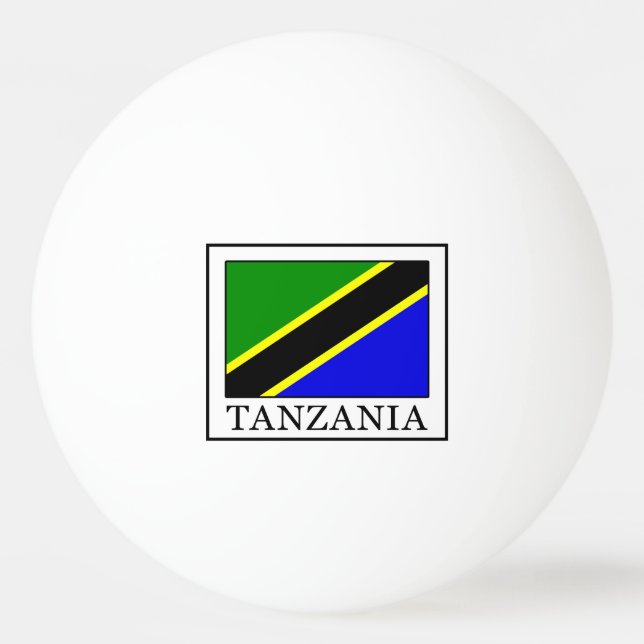 Tansania Tischtennisball (Vorderseite)