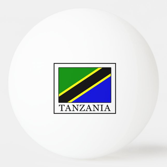 Tansania Tischtennisball (Vorderseite)