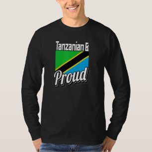 Tansania und Stolz mit der tansanischen Fahne Lieb T-Shirt