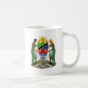 Tansania-Wappen Detail Tasse
