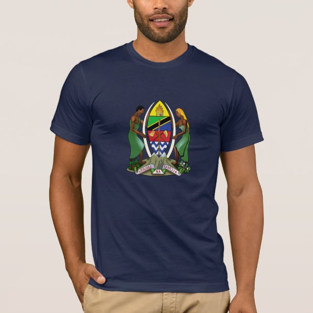 Tansania-Wappen T-Shirt (Vorderseite)