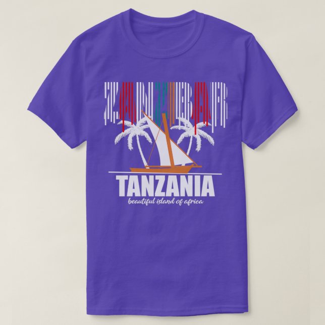 Tansania zanzibar T-Shirt (Design vorne)