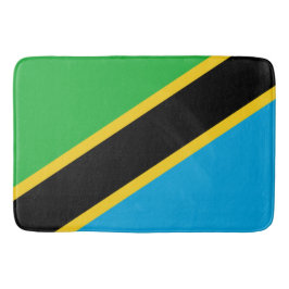 tansanische Flagge Badematte