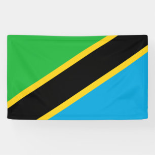tansanische Flagge Banner