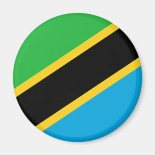 tansanische Flagge Magnet