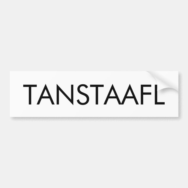 TANSTAAFL AUTOAUFKLEBER (Vorne)