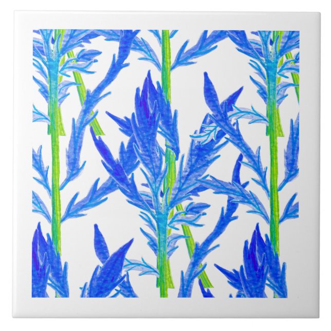 Tansy (L) auf einer Keramik Fliese (Vorderseite)