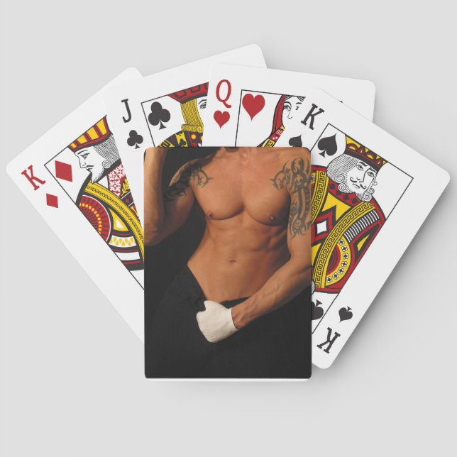 Tantalizing Male Bicycle® Playing Cards Spielkarten (Rückseite)