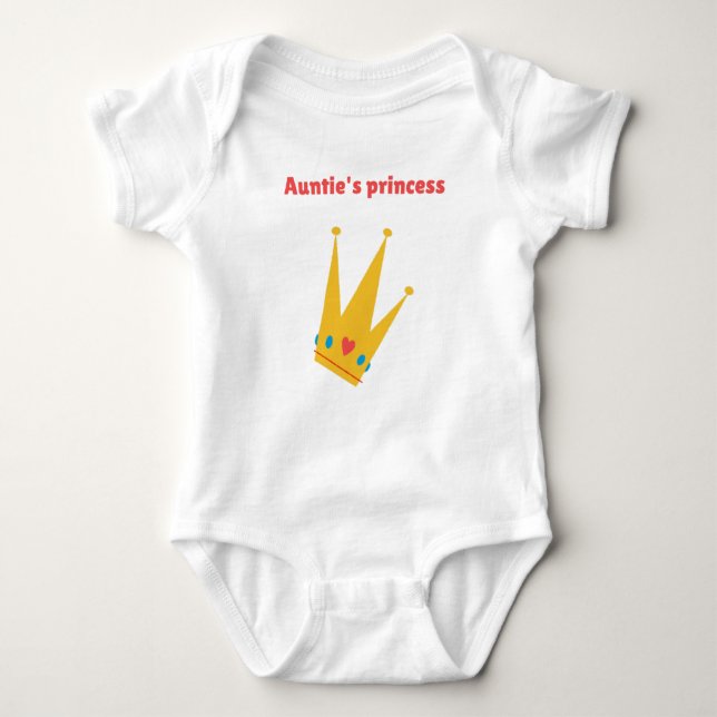 Tantas Prinzessin Baby Strampler (Vorderseite)