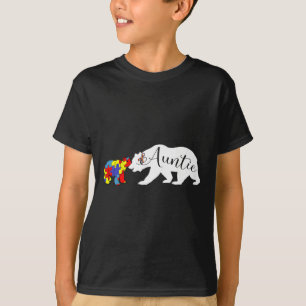 Tantchen Bären Autismus Aufklärung Monat Tante Fra T-Shirt
