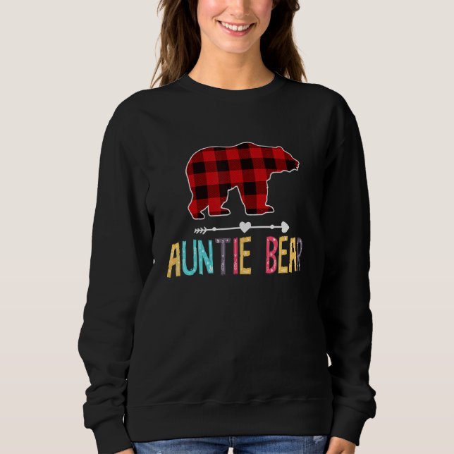 Tantchen Bear Buffalo Kariert Sweatshirt (Vorderseite)