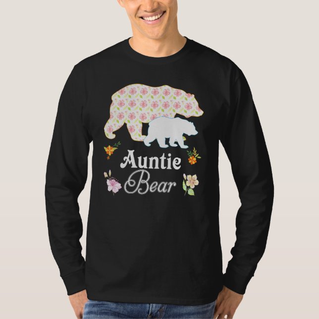 Tantchen Blume Bär Niedlich Familie Mommy Grandm T-Shirt (Vorderseite)