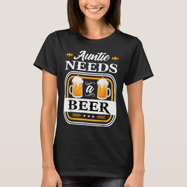 Tantchen brauchen eine Bierbraut und ein Groom Dri T-Shirt (Vorderseite)