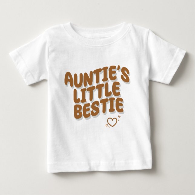 Tantchen-Kleine Bestie Baby T-shirt (Vorderseite)