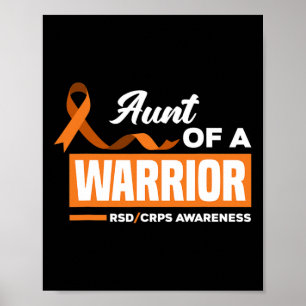 Tante a Warrior Support Unterstützung Rsd Crps Awa Poster