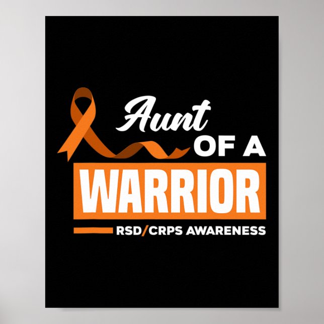 Tante a Warrior Support Unterstützung Rsd Crps Awa Poster (Vorne)