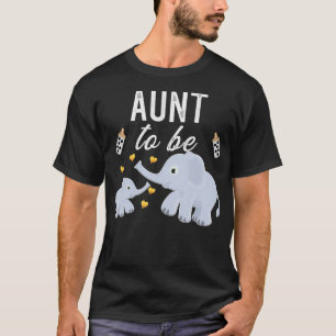 Tante als Elefant-Baby-Duschtante T-Shirt