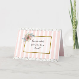 Tante Announctions Card Ankündigung