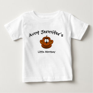 Tante Baby Clothes Little Monkey Niece Nephew T-shirt