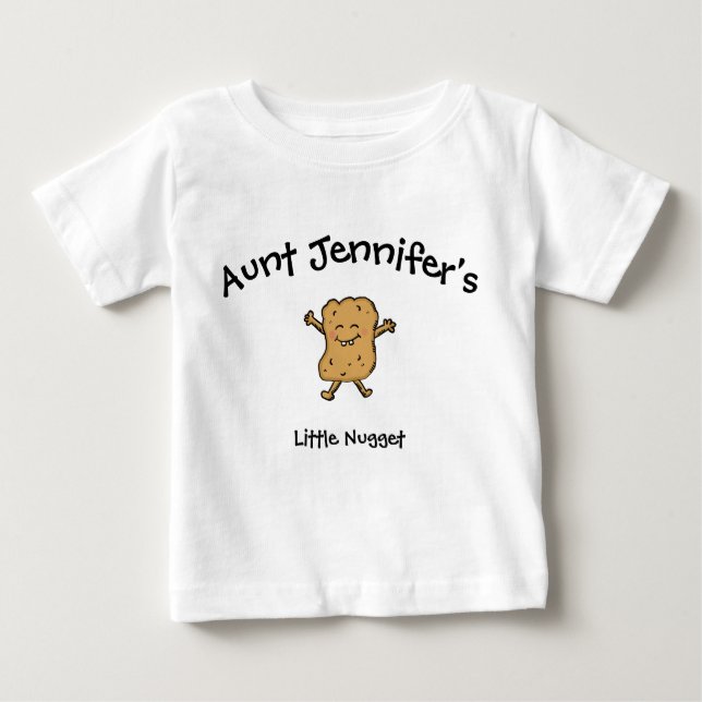 Tante Baby Clothes Little Nugget Niece Nephew Baby T-shirt (Vorderseite)