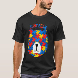 Tante Bär Autismus-Bewusstsein Tante Liebe Unterst T-Shirt